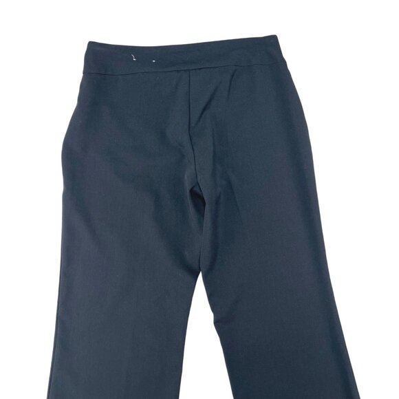 Roz & Ali Womens Black Straight-Leg Stretch Pants Pull On Size 8 Business Casual - Picture 11 of 14